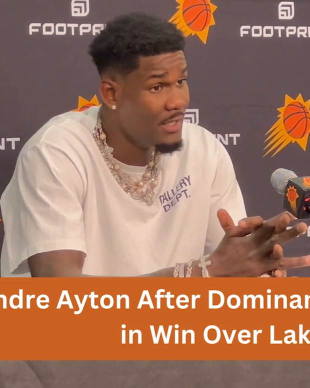 Deandre Ayton After Dominant Double-Double in Win Over Lakers